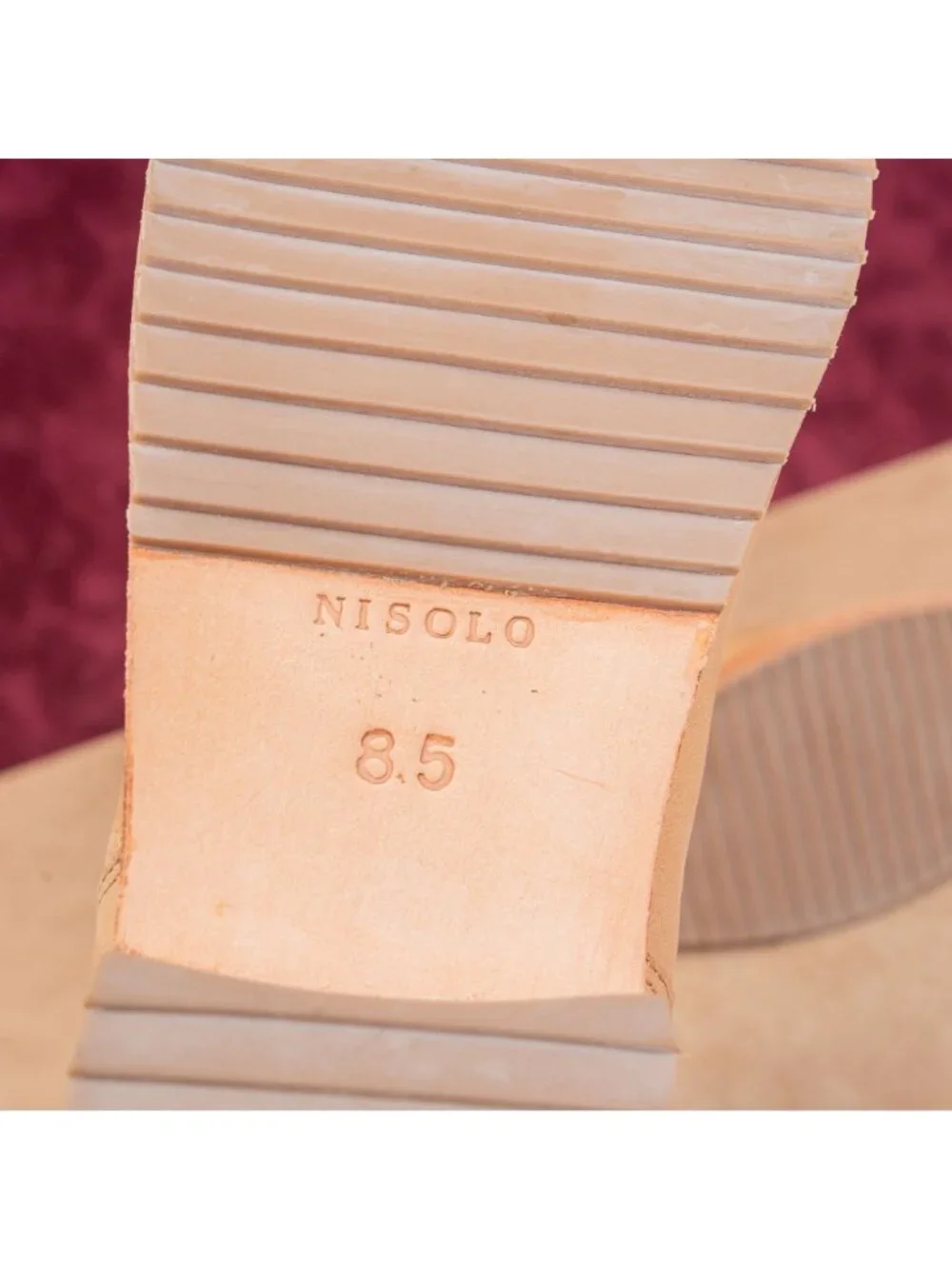 Nisolo Women Eva Tan Leather Modern Western Chelsea Ankle Boots sz 8.5